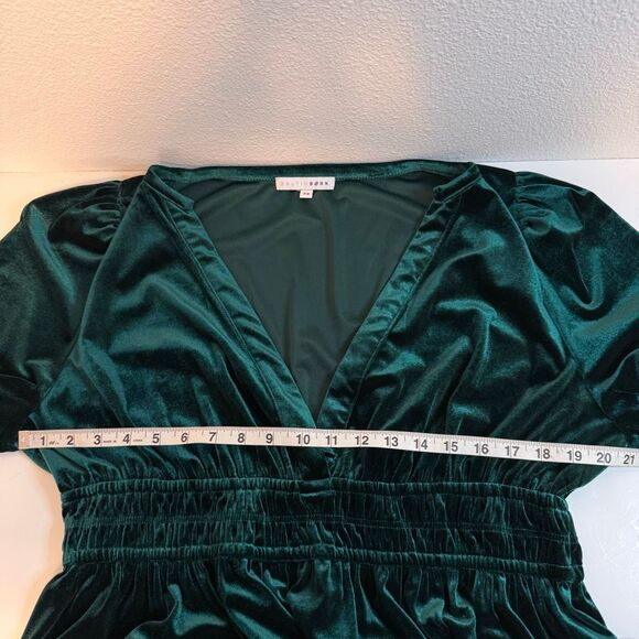Baltic Born Emerald Velvet Artemis Maxi Dress Size 2XL - Picture 10 of 10